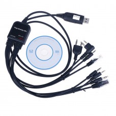 8 in 1 USB Programming Cable Adapter For Walkie Talkie